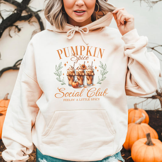 Pumpkin Spice Social Club - T-SHIRT SIZE