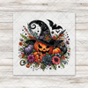 Pumpkin Witch Halloween Transfer - T-SHIRT SIZE