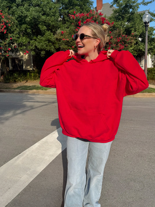 Gildan Softstyle Pullover Hoodie - Red