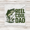 Camo Reel Cool Dad Fishing Transfer