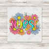 Retro Floral Nurse Transfer