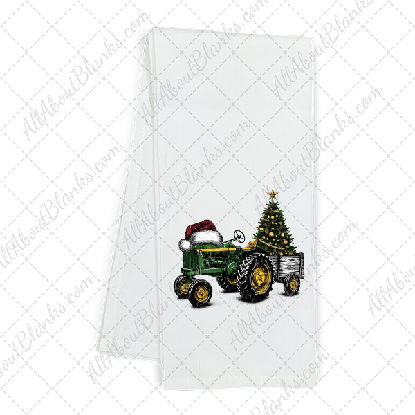 Santa Hat On John Deere Transfer