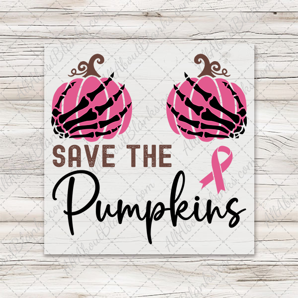 Save The Pumpkins Transfer - T-SHIRT SIZE