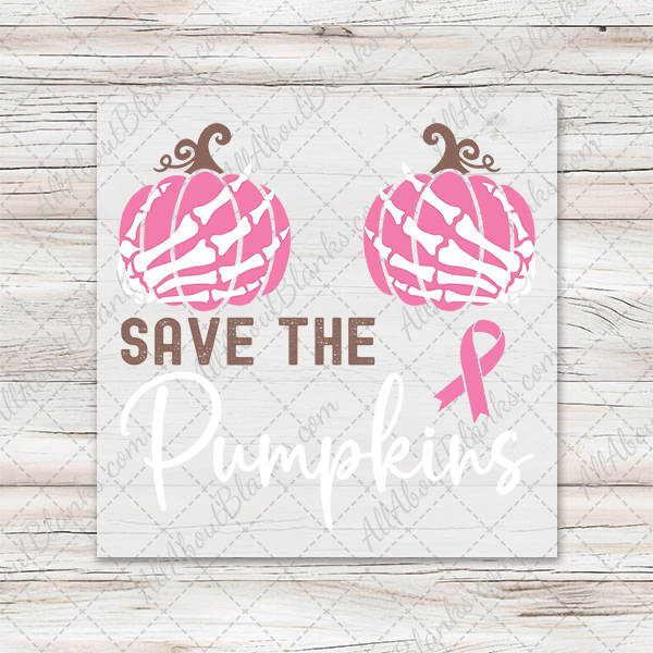 Save The Pumpkins Transfer - T-SHIRT SIZE