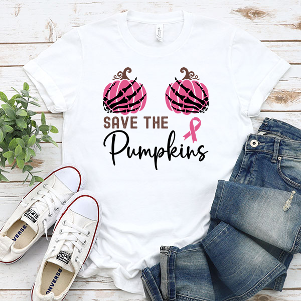 Save The Pumpkins Transfer - T-SHIRT SIZE