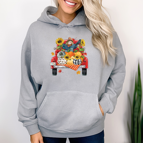 Scarecrow Sunflower Truck Transfer