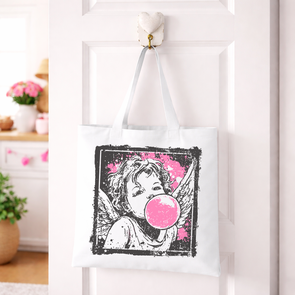 Screenprint Bubble Gum Cupid Transfer