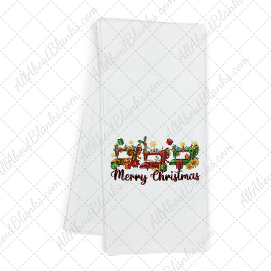 Sewing Machines Trio Merry Christmas Transfer