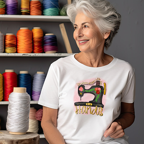 She Works With Her Hands DTF Transfer - T-SHIRT SIZE