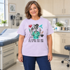 Be A Nurse They Said Skeleton Nurse Transfer - T-SHIRT SIZE
