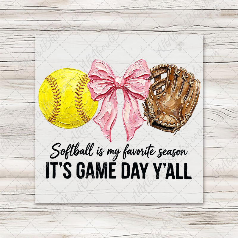 Softball Is My Favorite Season Transfer