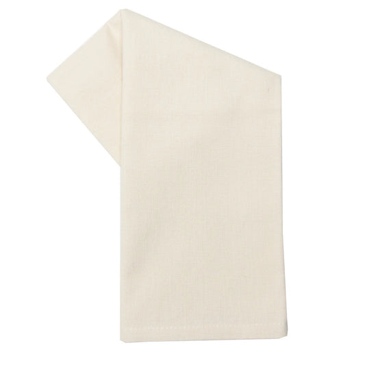 Solid Flat Weave Kitchen Towel - Ecru