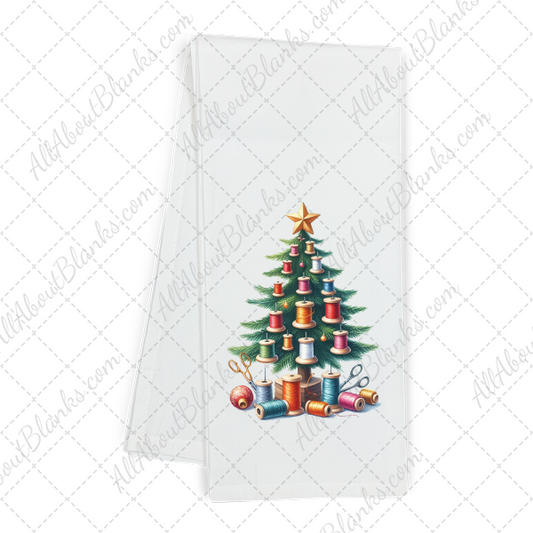 Spools Of Thread Christmas Tree Transfer