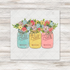 Spring Mason Jars Transfer