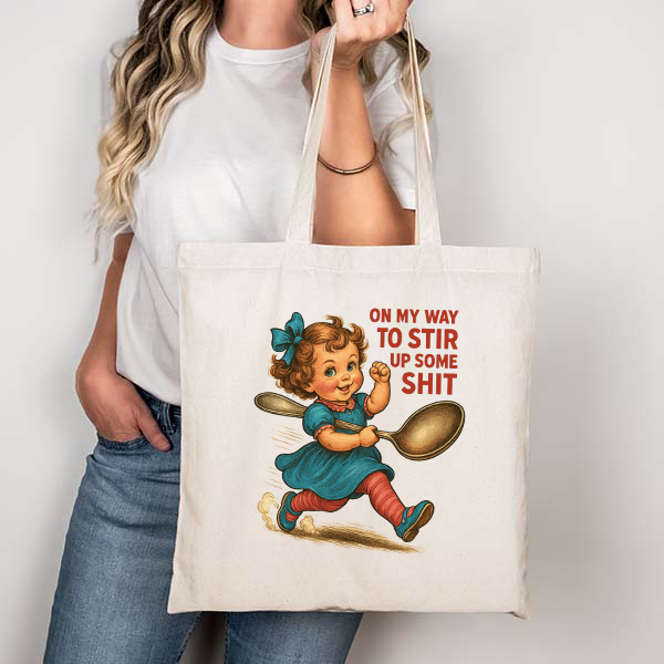Stir Up Some Shit Transfer - T-SHIRT SIZE