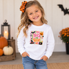 Striped Brushstroke Trick Or Treat Transfer
