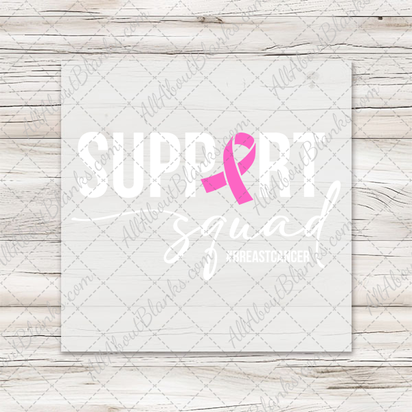 Support Squad & Warrior Transfers - T-SHIRT SIZE