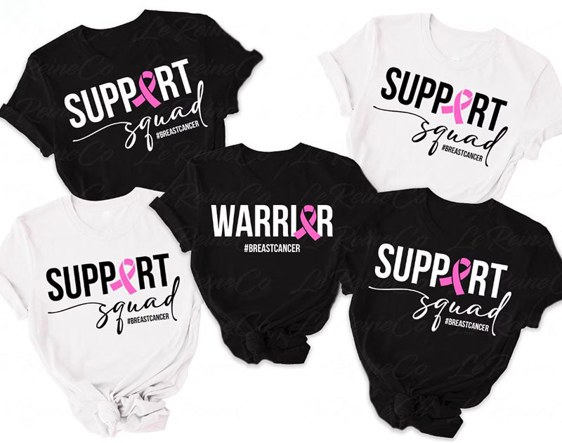 Support Squad & Warrior Transfers - T-SHIRT SIZE