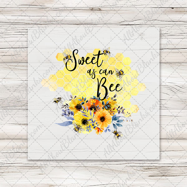 Sweet As Can Bee Transfer - T-SHIRT SIZE