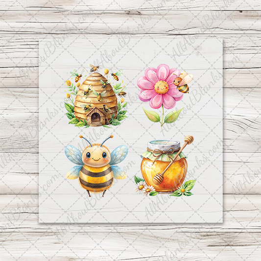 Sweet Bees - COCKTAIL NAPKIN SIZE