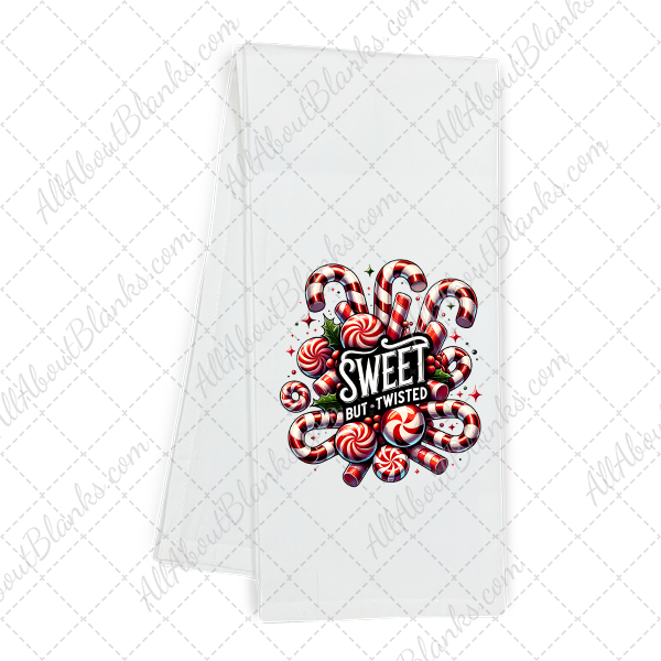 Sweet But Twisted Candy Canes Transfer