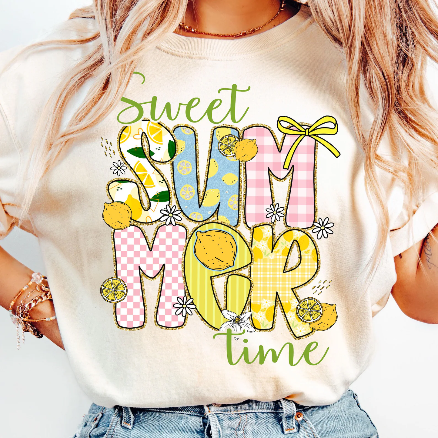 Sweet Summertime Lemons Transfer