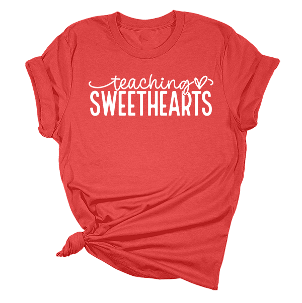 Teaching Sweethearts Handwritten Transfer - T-SHIRT SIZE