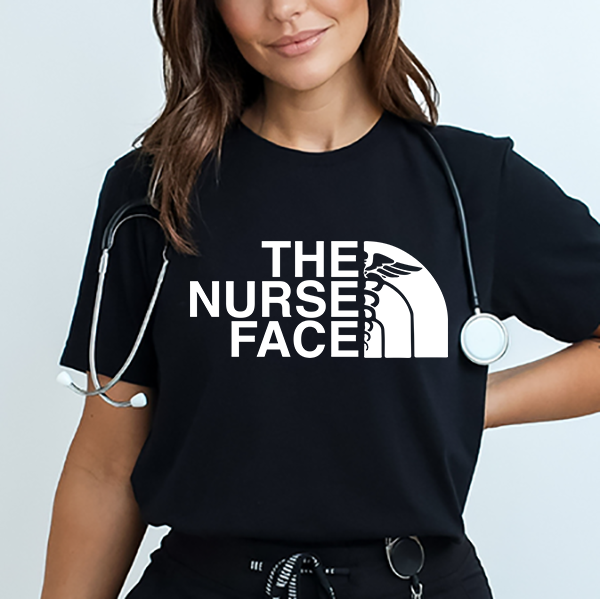 The Nurse Face Transfer - T-SHIRT SIZE