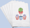 Chinoiserie Patriotic Topiary Transfer