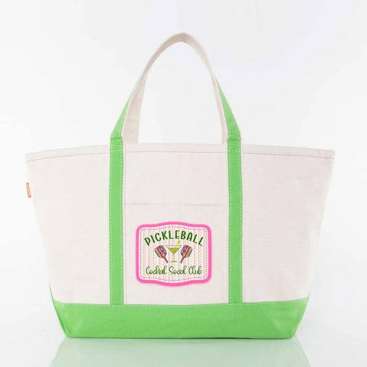 Pickleball Cocktail Club DTF Transfer - TOTE BAG SIZE