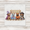 Tricks For Treats Halloween Pups Transfer