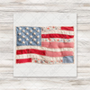 Patchwork Americana Flag - ADULT TEE