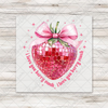 Valentines Strawberry Coquette DTF Transfer