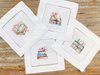 Vintage Books Shabby Chic Set 1 - COCKTAIL NAPKIN SIZE