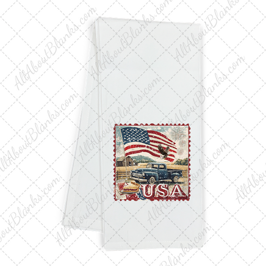 Vintage USA Stamp Transfer