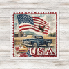 Vintage USA Stamp Transfer - T-SHIRT SIZE