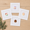 Watercolor Cupcakes 2 - COCKTAIL NAPKIN SIZE