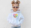 Watercolor Hearts DTF Transfer - T-SHIRT SIZE