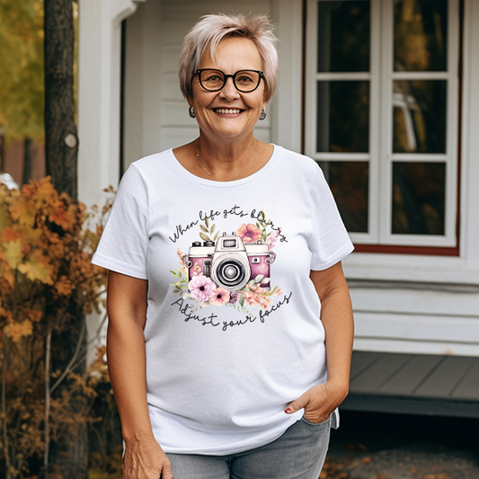 When Life Gets Blurry DTF Transfer - T-SHIRT SIZE