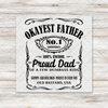 Worlds Okayist Father Whiskey Label Transfers