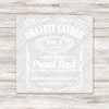 Worlds Okayist Father Whiskey Label Transfers