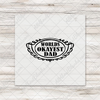 Worlds Okayist Father Whiskey Label Transfers