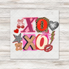 XOXO Retro Cutout Transfer - T-SHIRT SIZE