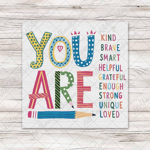 You Are Kind Transfer - T-SHIRT SIZE