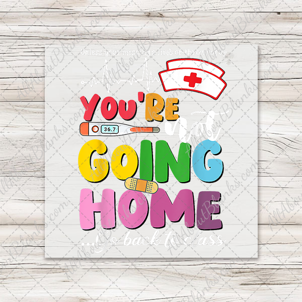 Funny School Nurse Transfer - T-SHIRT SIZE