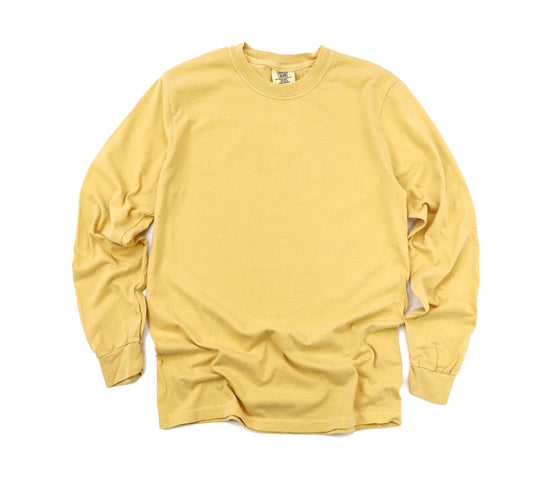 Comfort Colors Adult Heavyweight Long-Sleeve Tee - Mustard