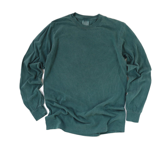 Comfort Colors Adult Heavyweight Long-Sleeve Tee - Blue Spruce