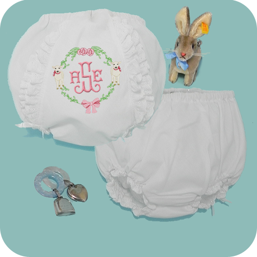 Soft Touch Baby Girls Frilly Nappy Cover Knickers, Frill Back