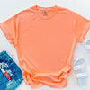 Comfort Colors Adult Heavyweight Tee - Neon Canteloupe