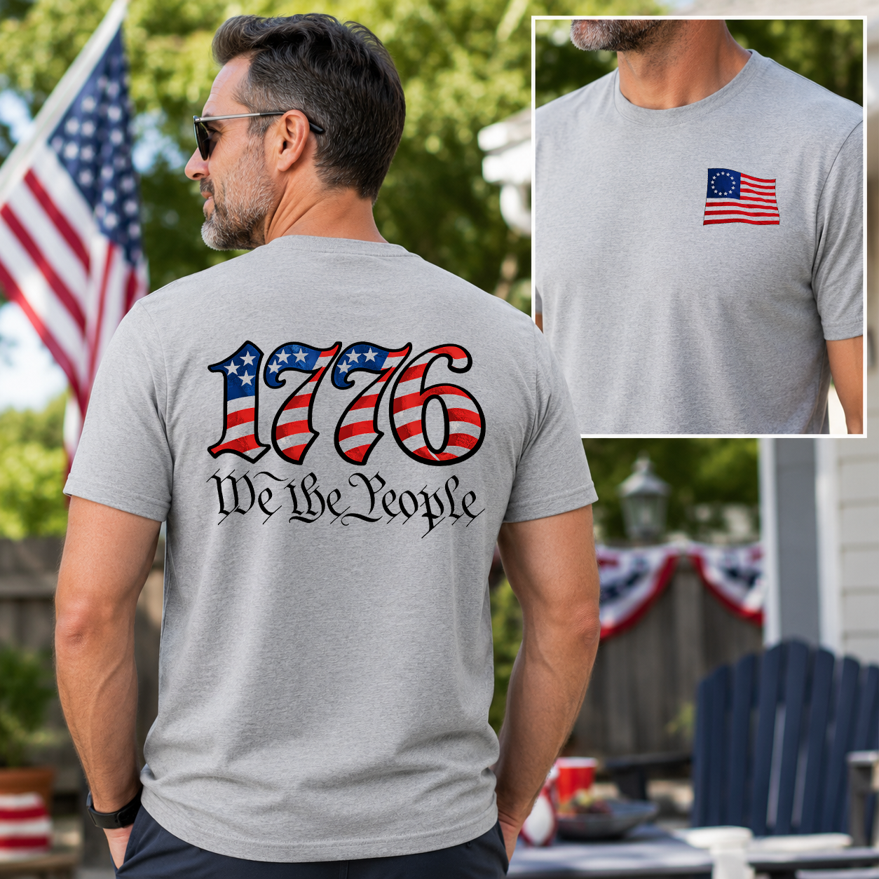 1776 We The People Transfer - T-SHIRT SIZE
